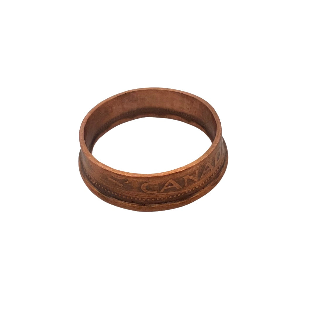 Canadian Penny Coin Rings