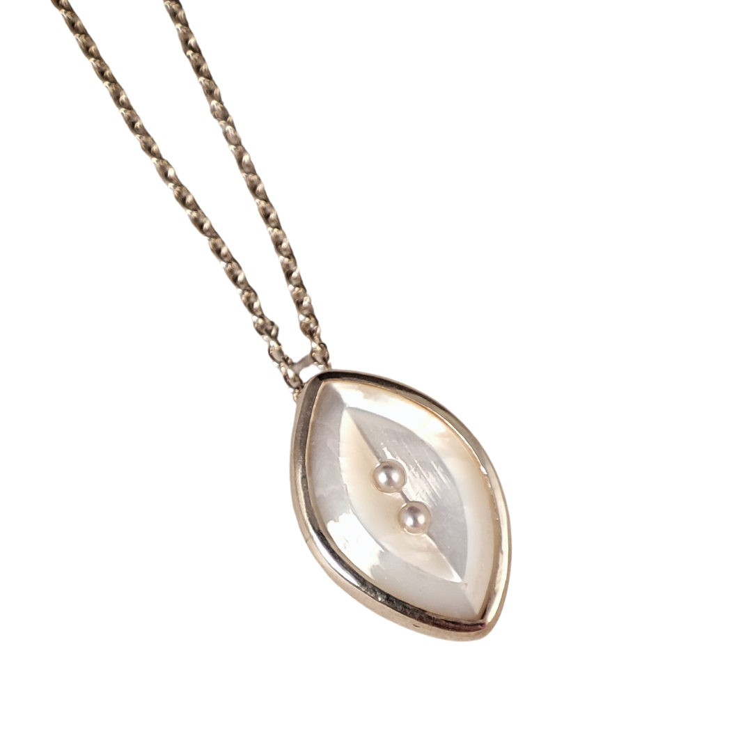 Marquise Pearl Seed Necklace