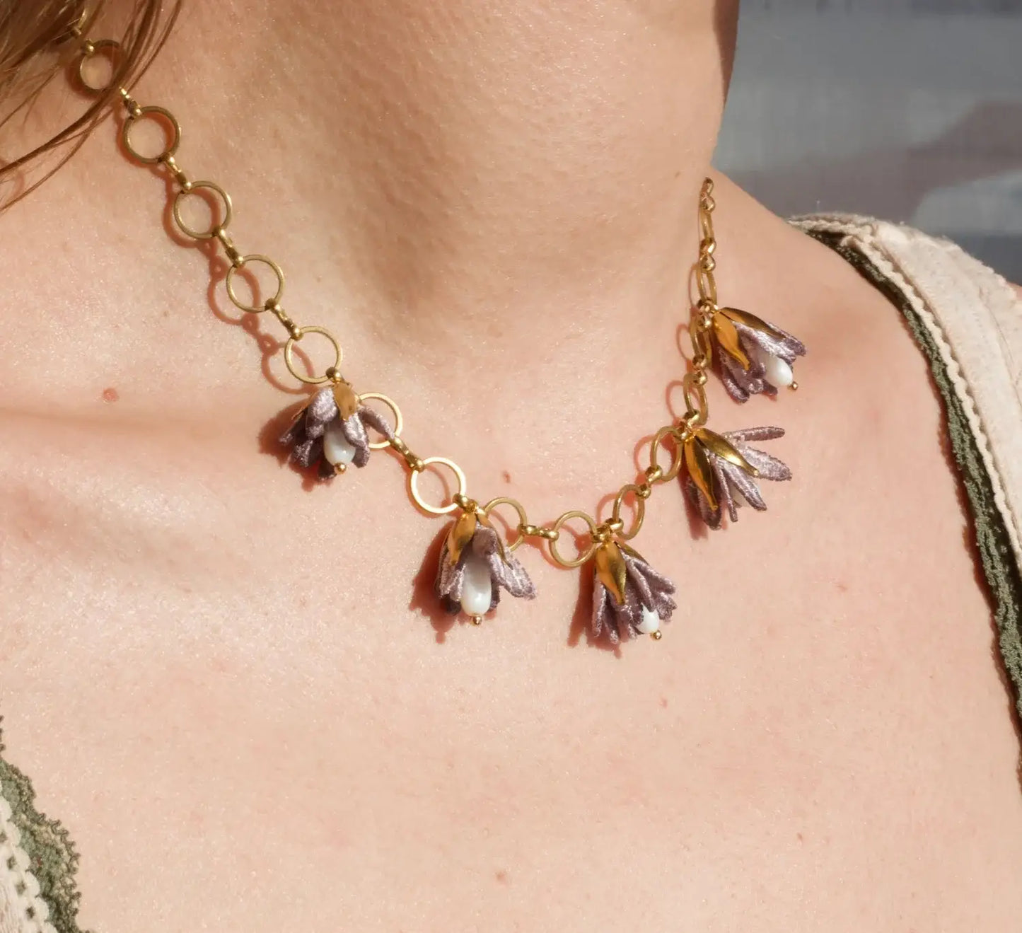 Jasmine Lace Malli Necklace