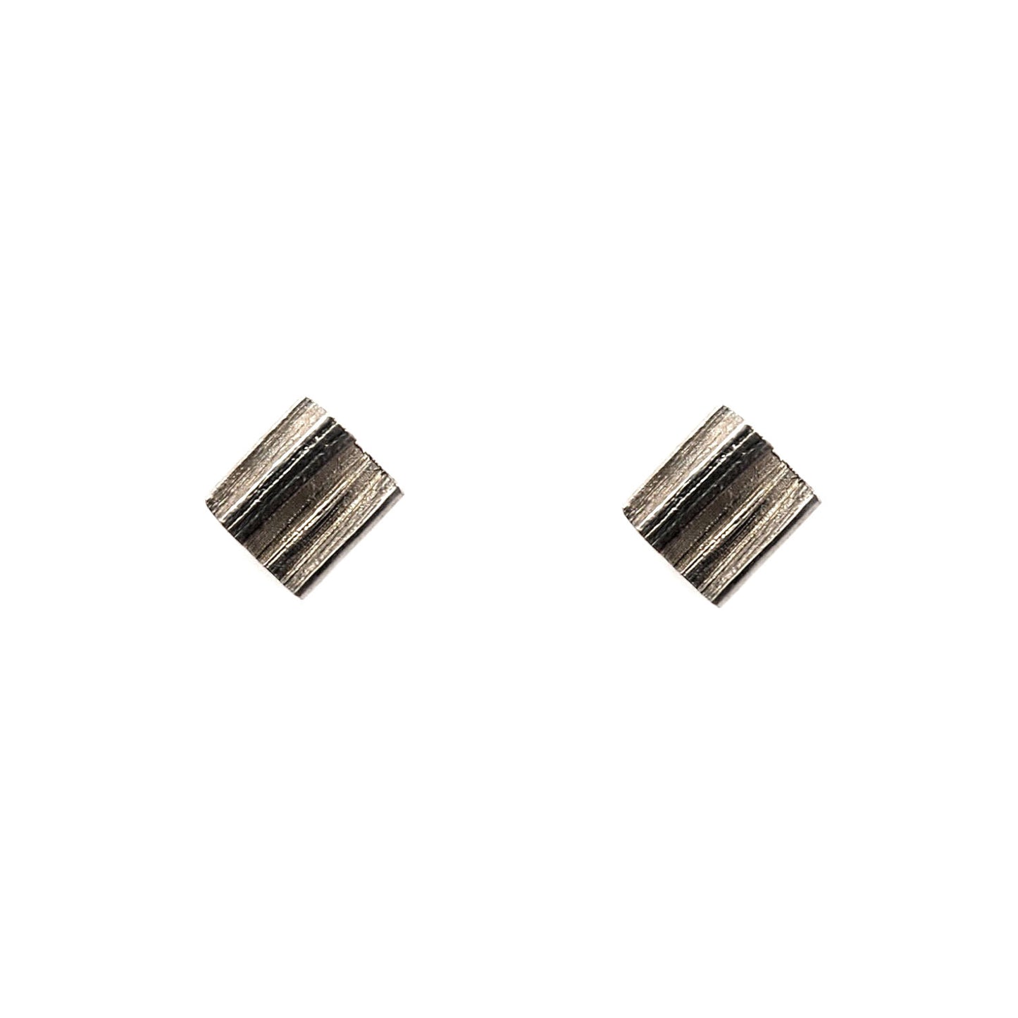 Mitsuro Small Square Sterling Silver Studs