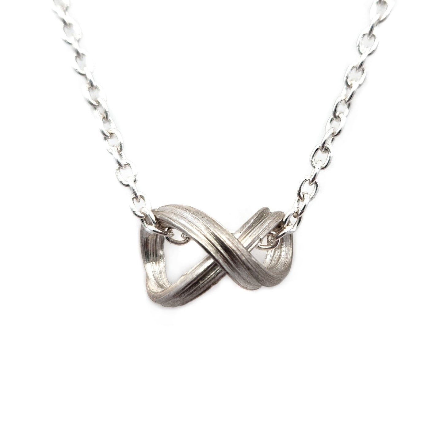 Sterling Silver Mitsuro Infinity Necklace