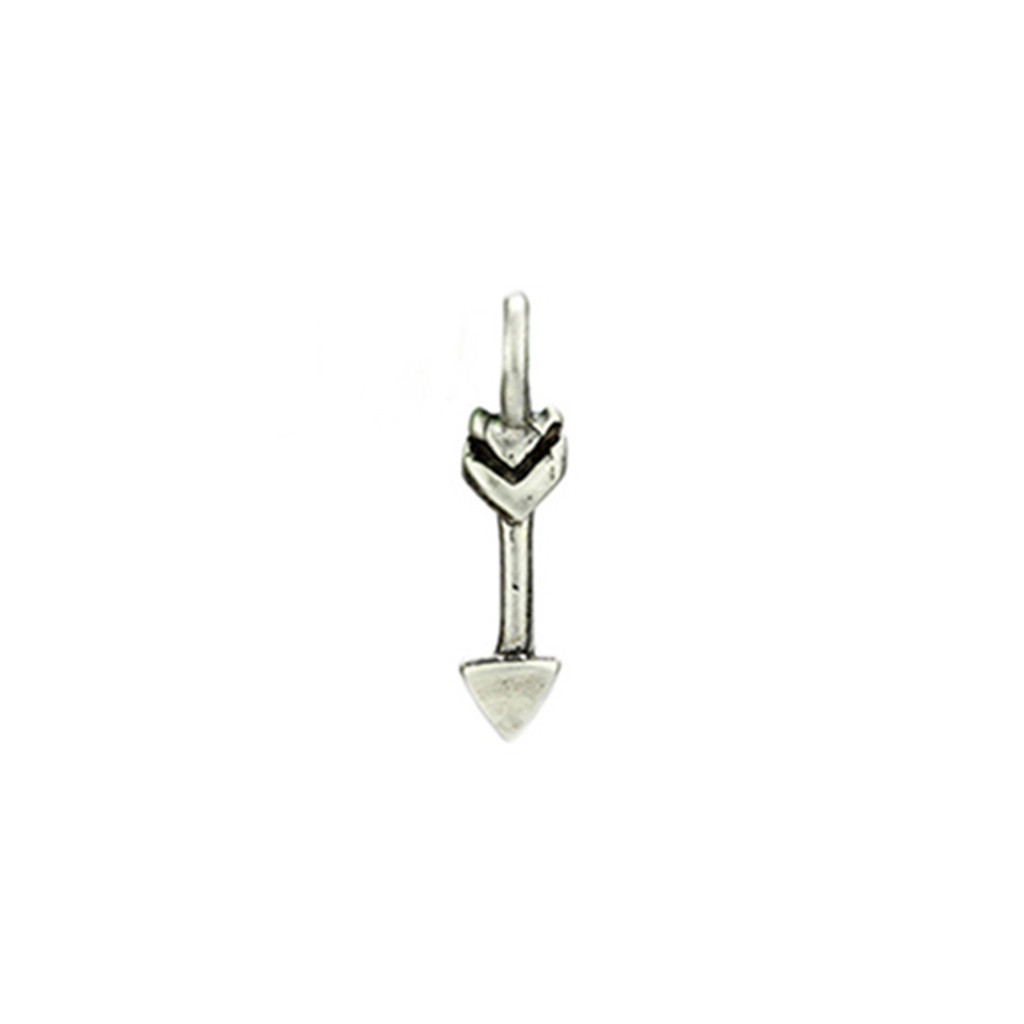 Tiny Silver Arrow Charm