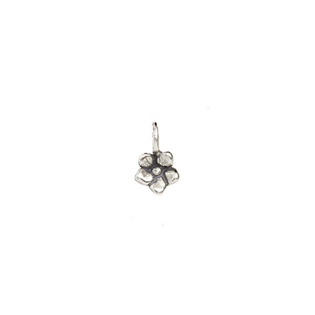 Tiny Silver Forget Me Not Charm