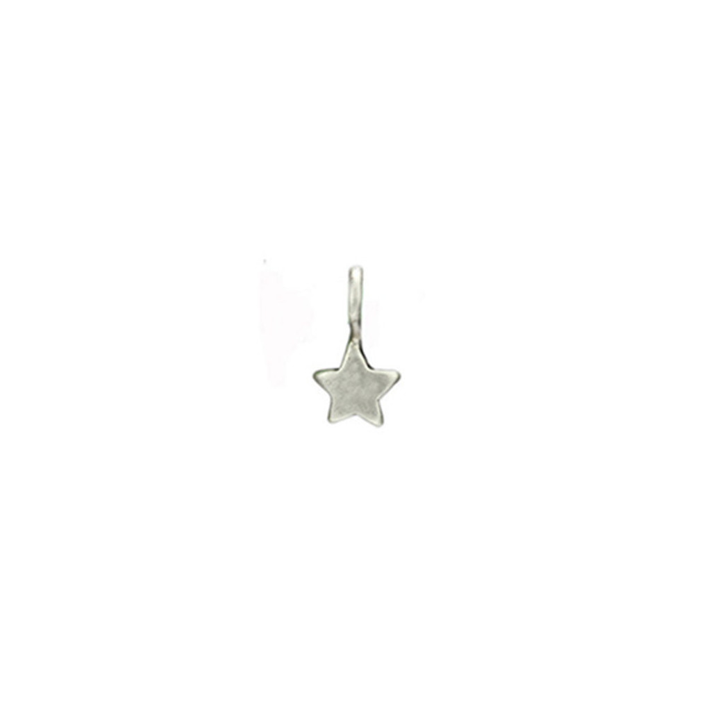 Tiny Silver Star Charm