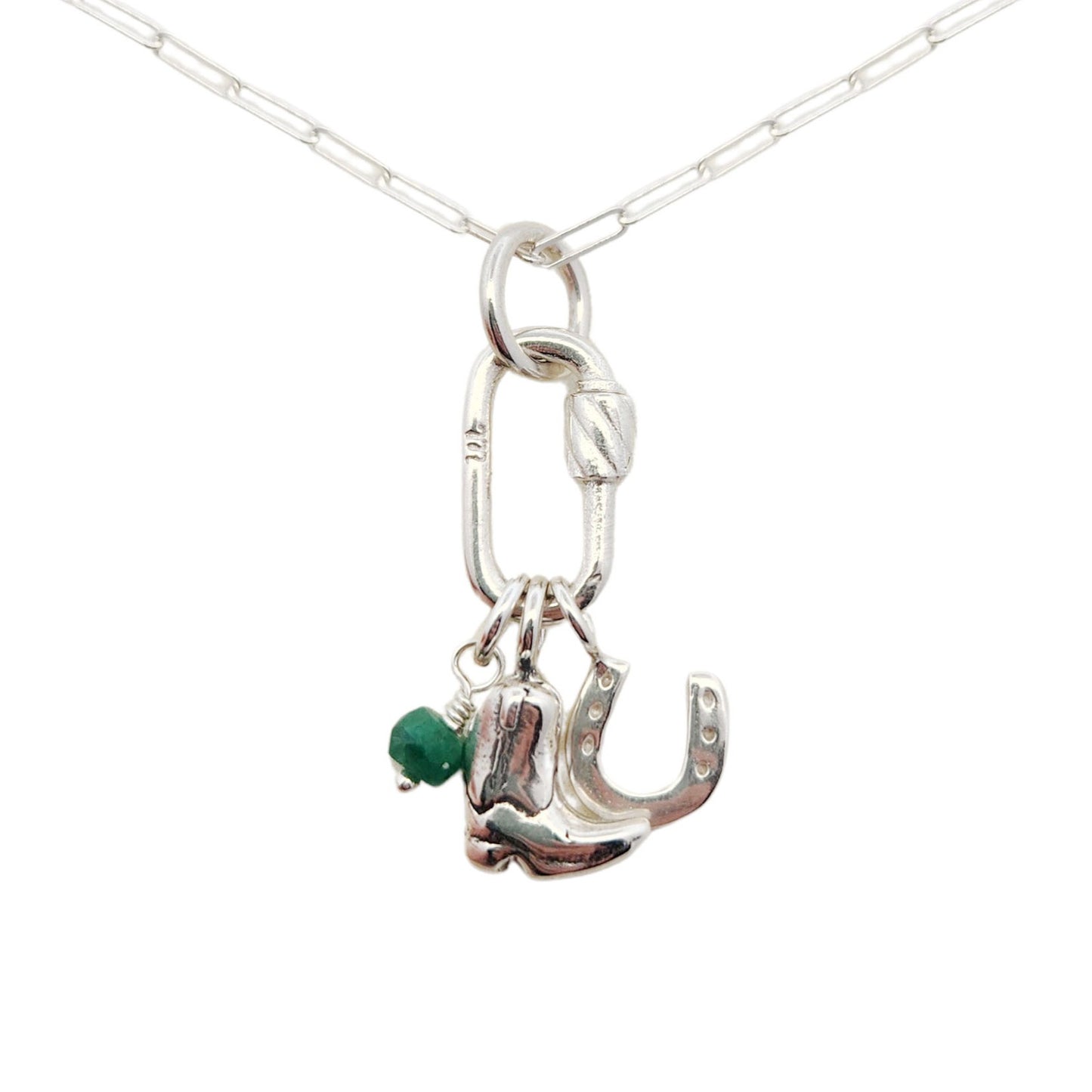 Horseshoe & Boot Charm Necklace