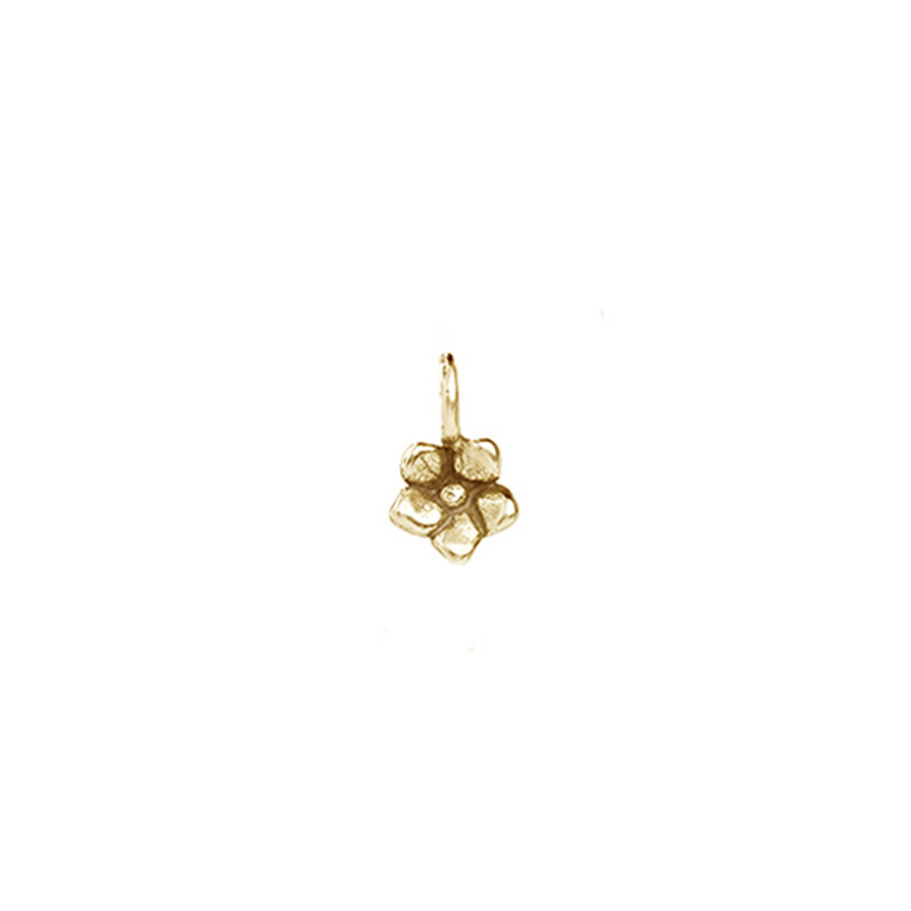 Tiny Bronze Forget Me Not Charm