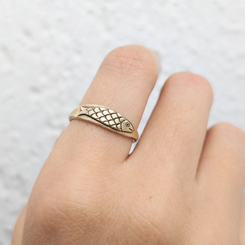 Bronze Fish Ring