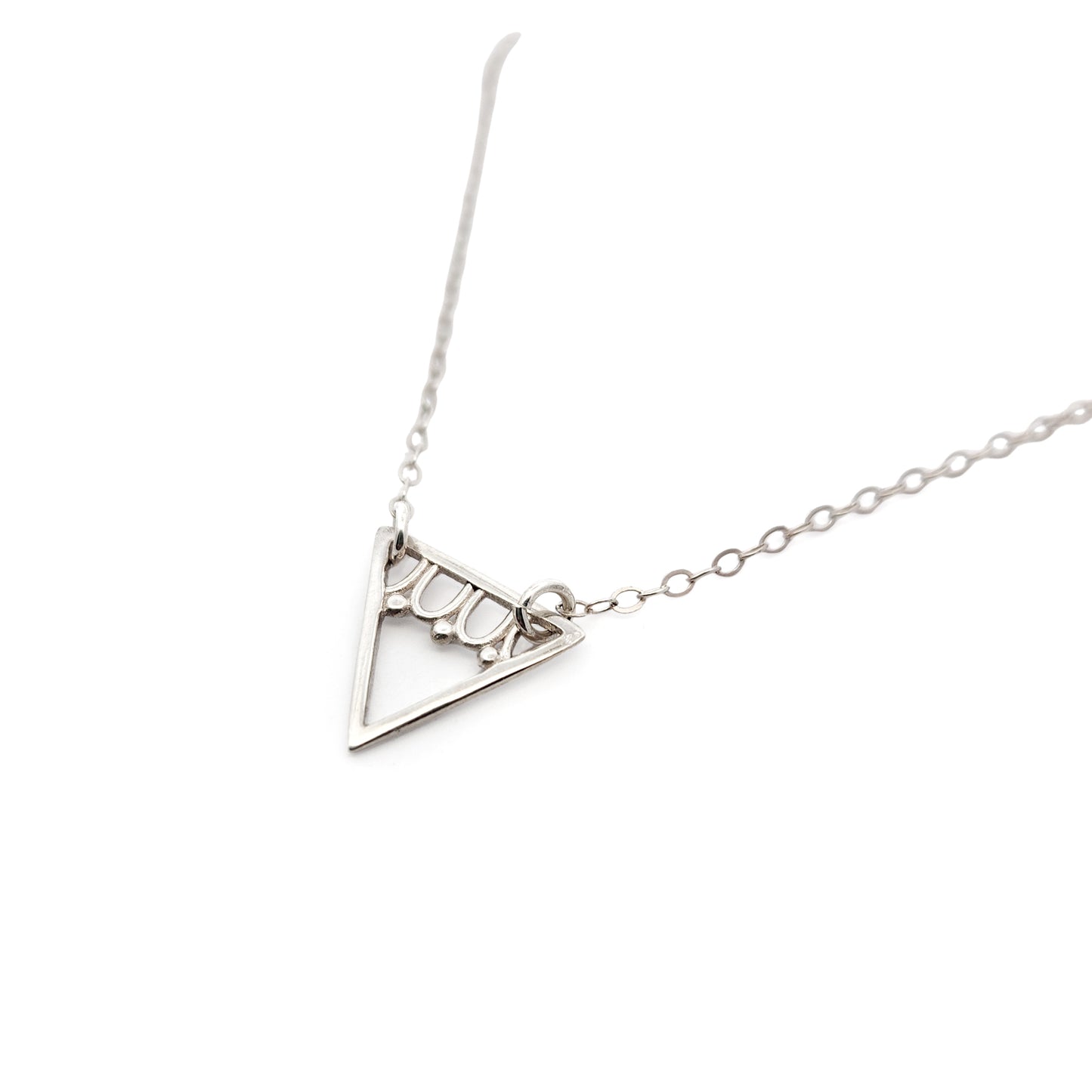 Decorative Triangle Necklace
