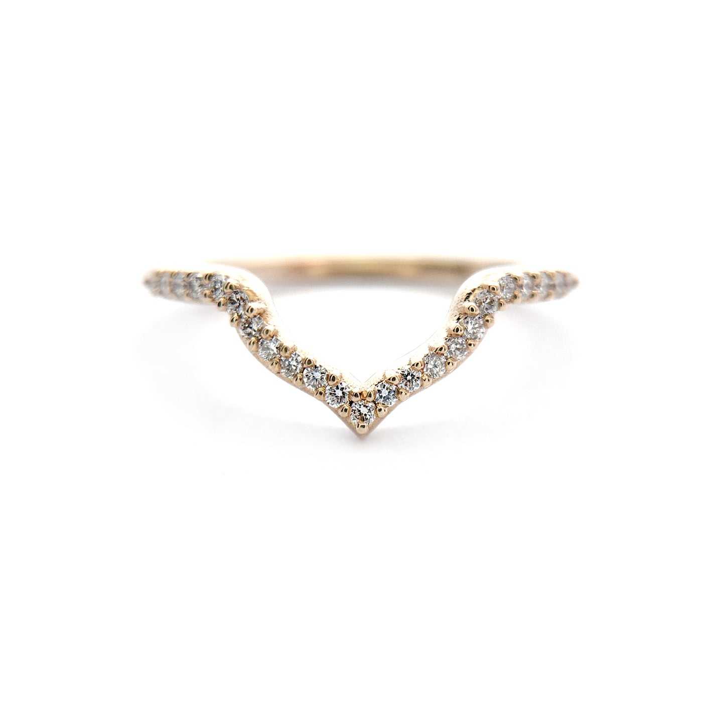 Lab-Grown Diamond Contour Arch Band