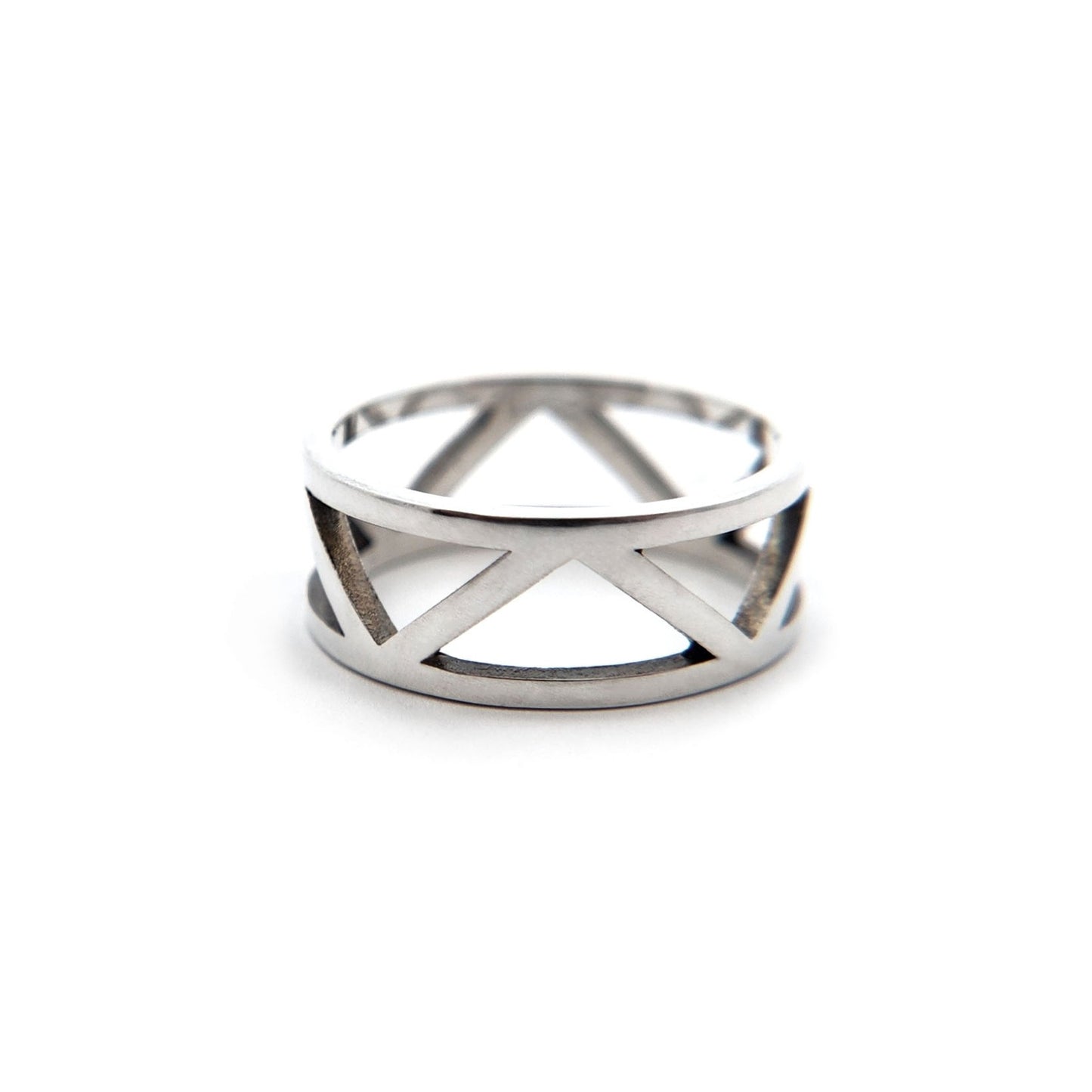 Triangle Pattern Eternity Ring