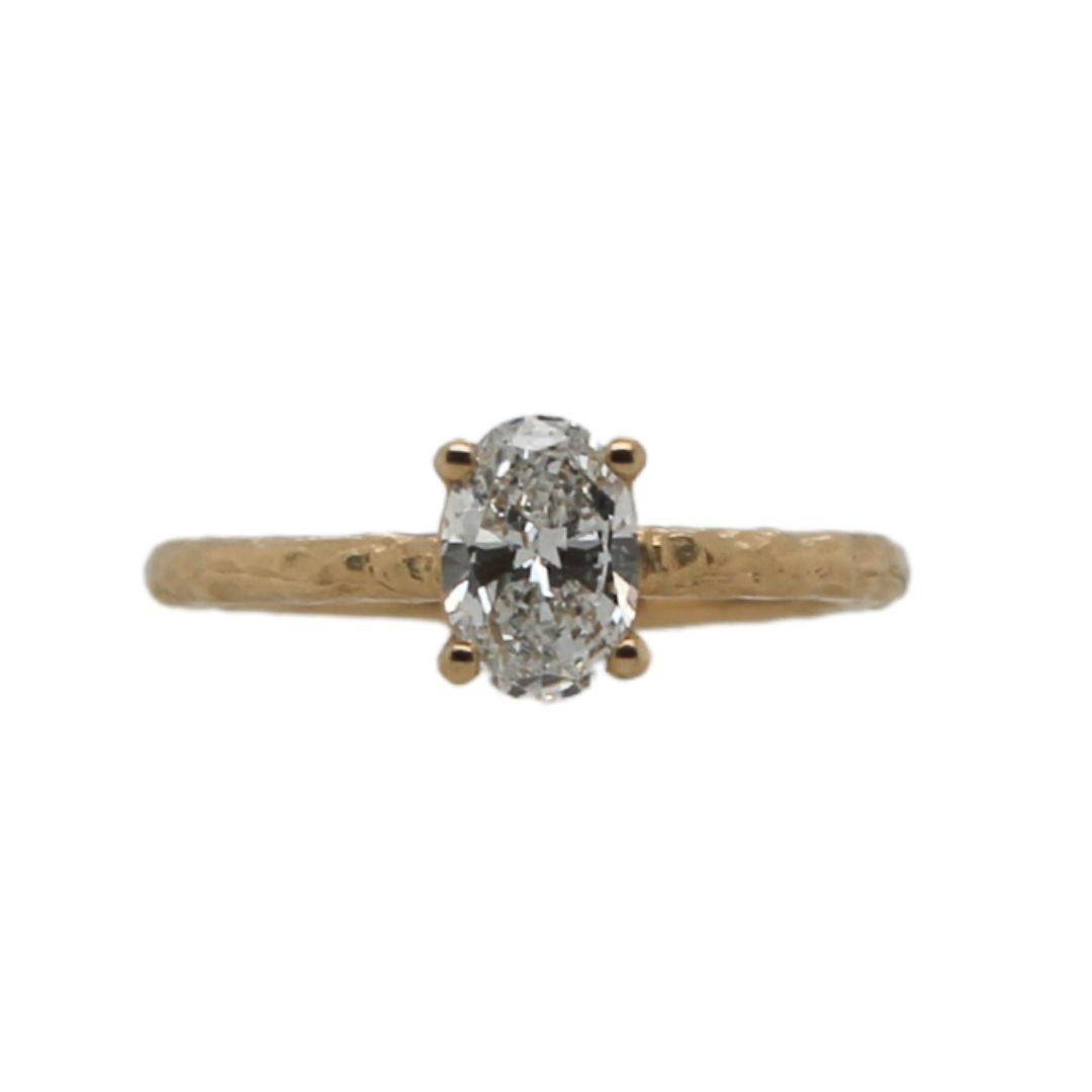 Aurora - Oval Diamond Solitaire Engagement Ring