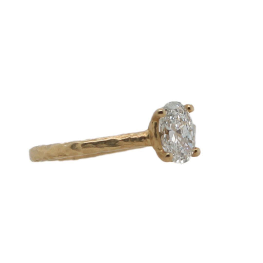 Aurora - Oval Diamond Solitaire Engagement Ring