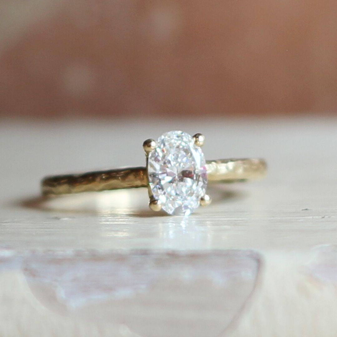 Aurora - Oval Diamond Solitaire Engagement Ring