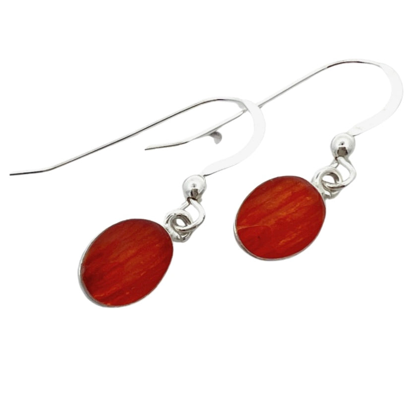 Tiger Lily Flower Drop Earrings