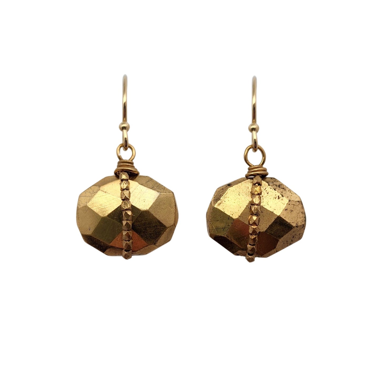 Faux Gem Drop Earrings