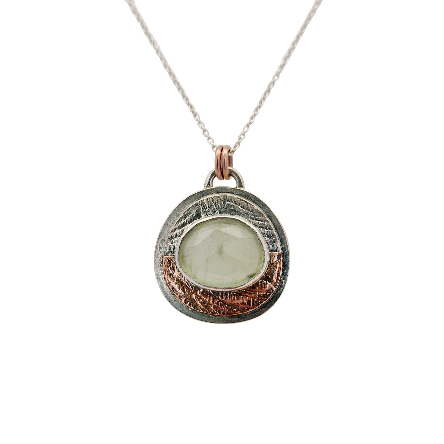 2 Tone Tourmalated Quartz Necklace