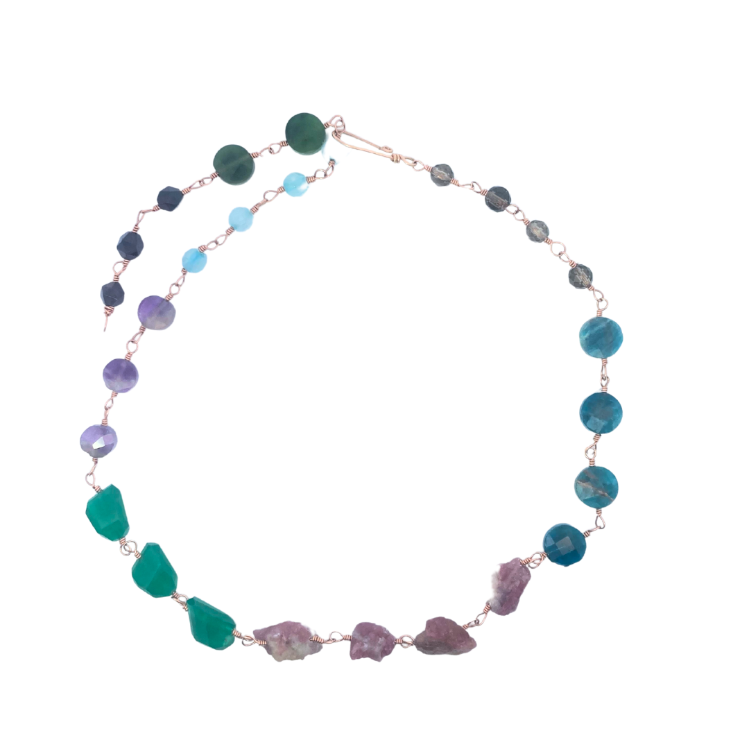 Organic Gemstone Necklace
