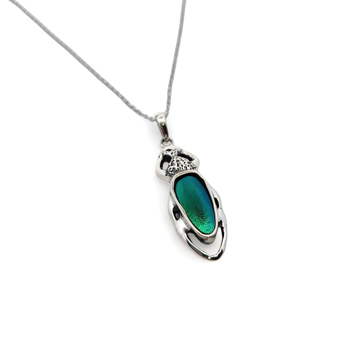 Beetle Elytra Pendant
