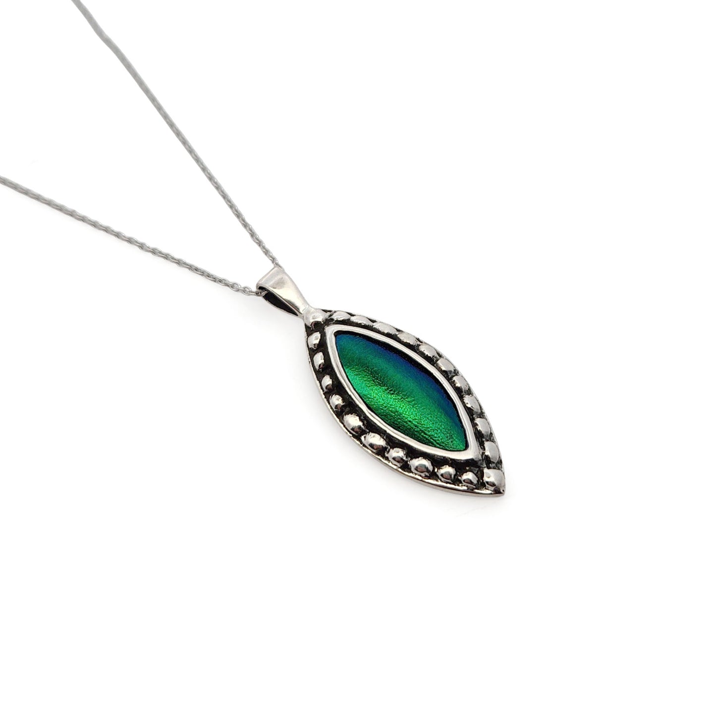 Marquise Beetle Elytra Pendant
