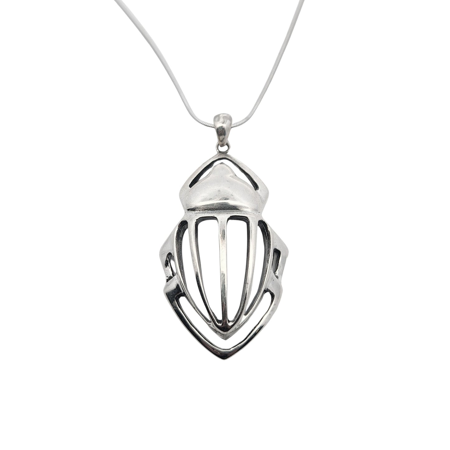 Openwork Beetle Pendant