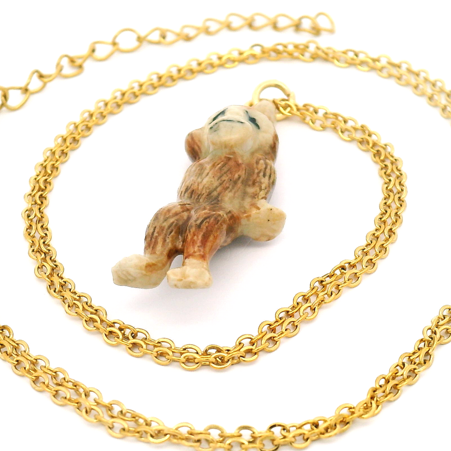 Porcelain Sasquatch Pendant
