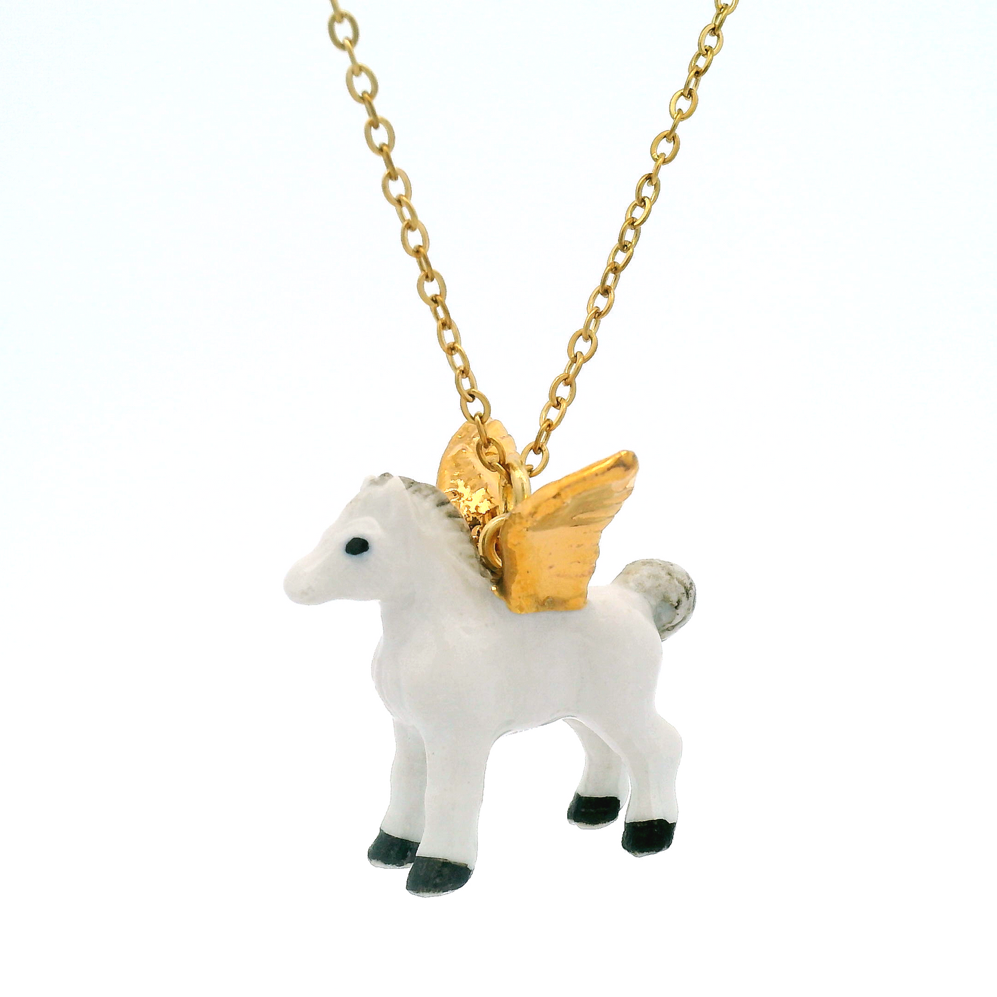 Porcelain Pegasus Pendant