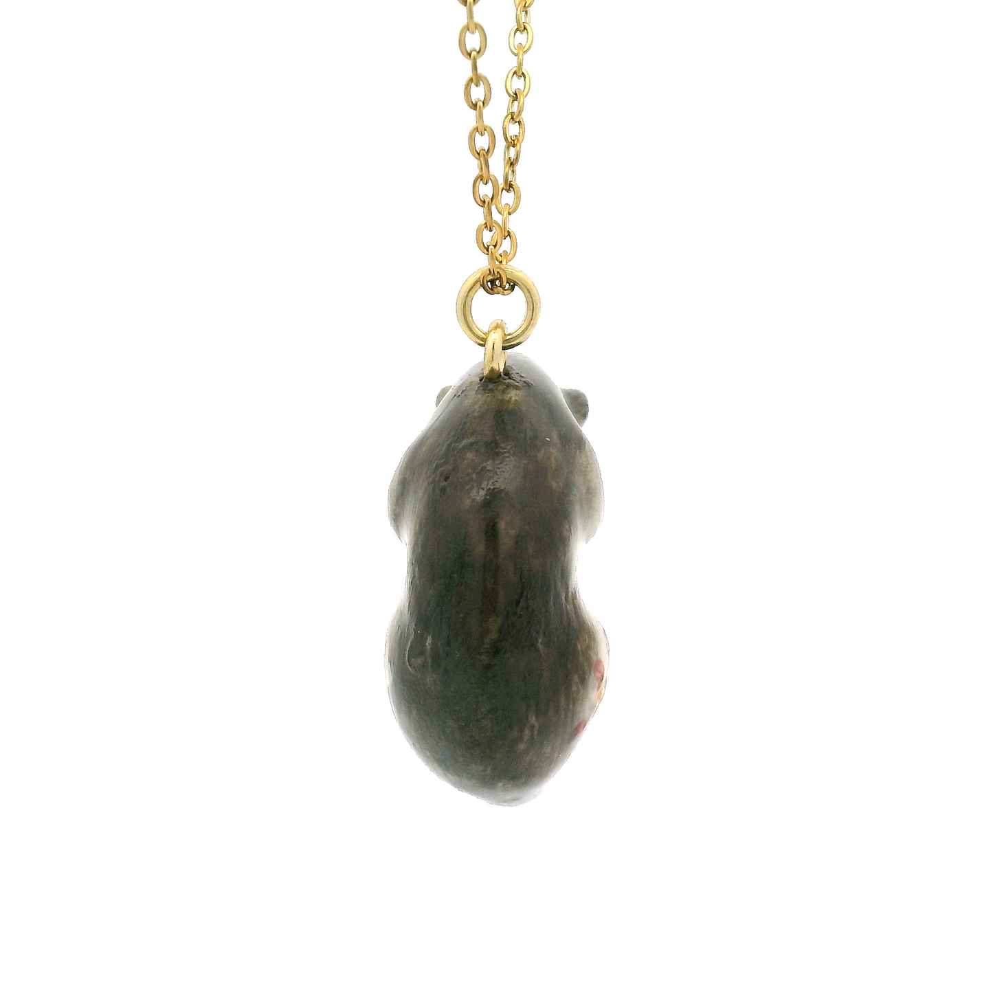 Porcelain Ferret Pendant