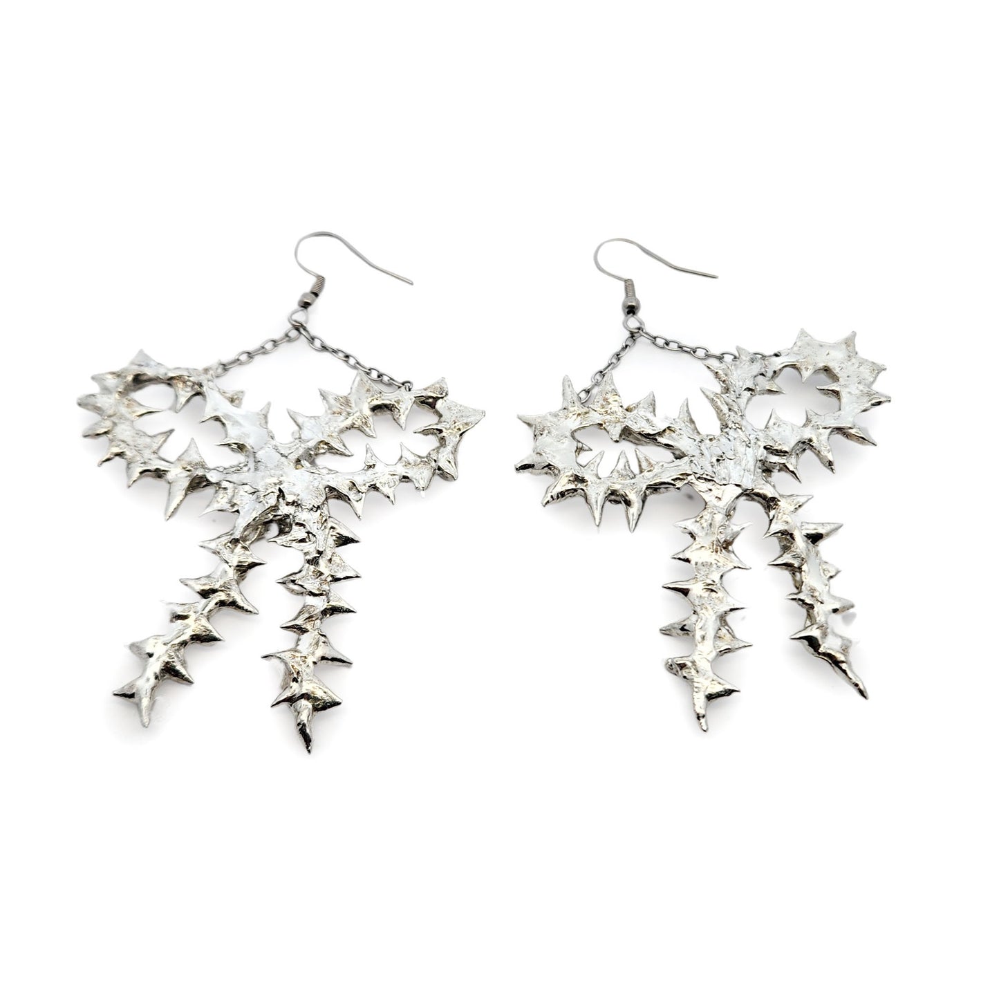 Spiked Bow Earrings