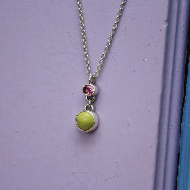 Double Drop Candy Necklace