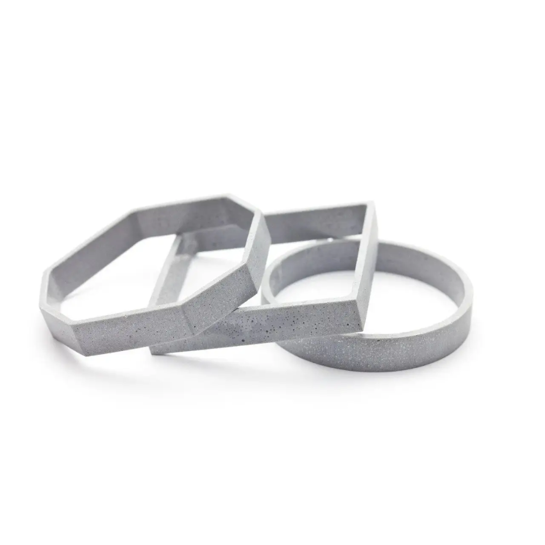 Octagon Concrete Bangle