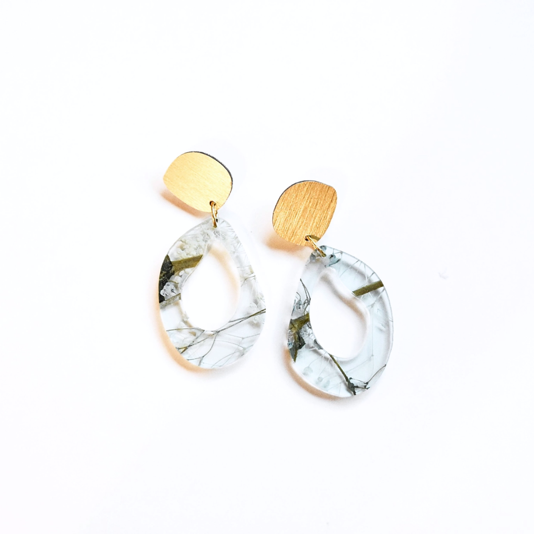Whisper Robin Fluid Drop Earrings