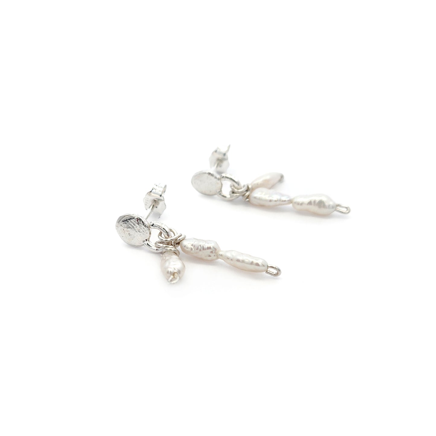 Organic Pearl Drop Earrings
