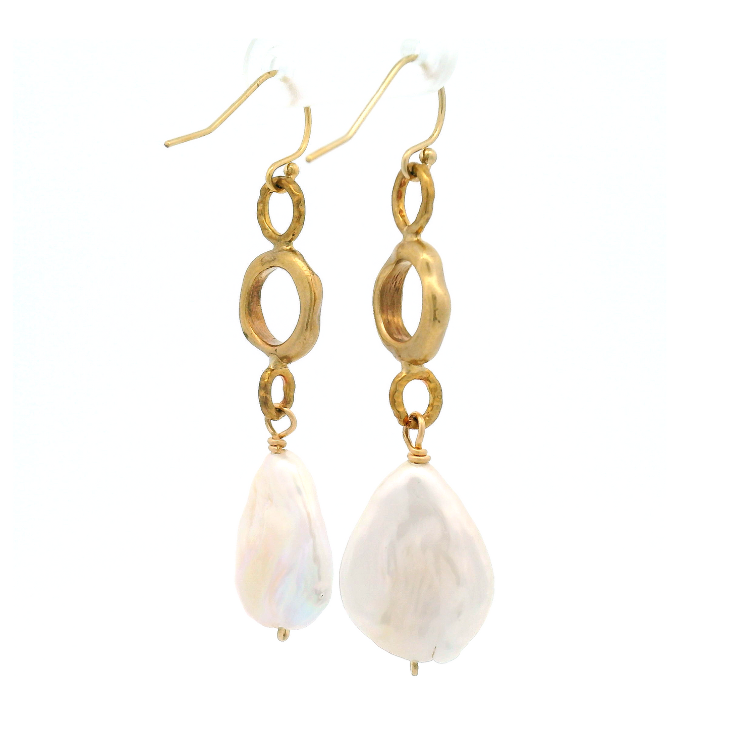 Baroque Triple "O" Pearl Earrings