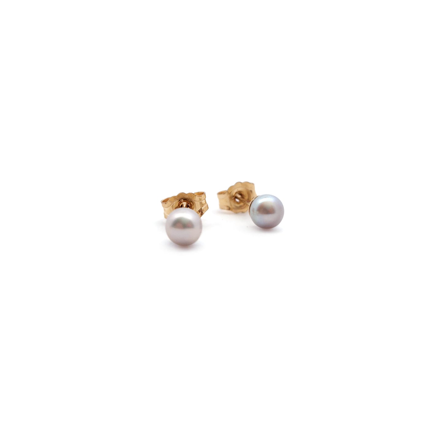 3.5mm White Pearl Stud Earrings