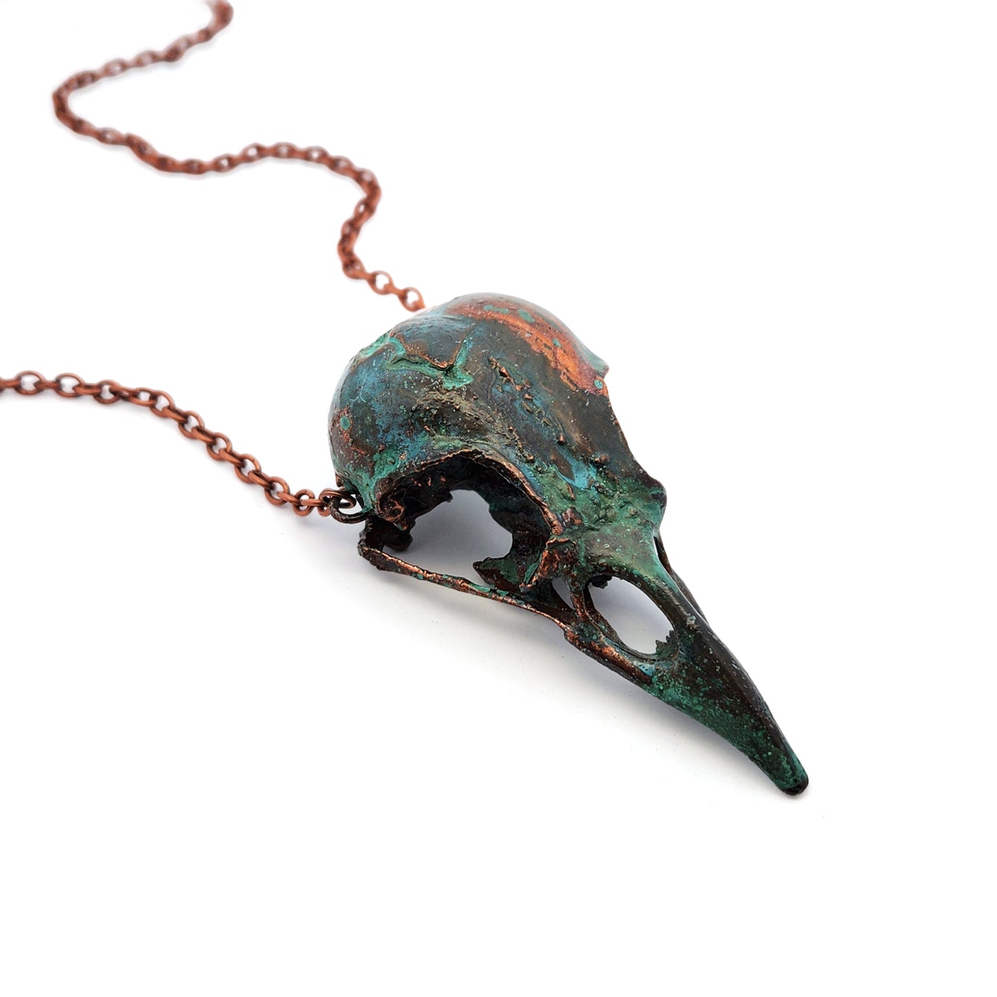 Magpie Skull Necklace
