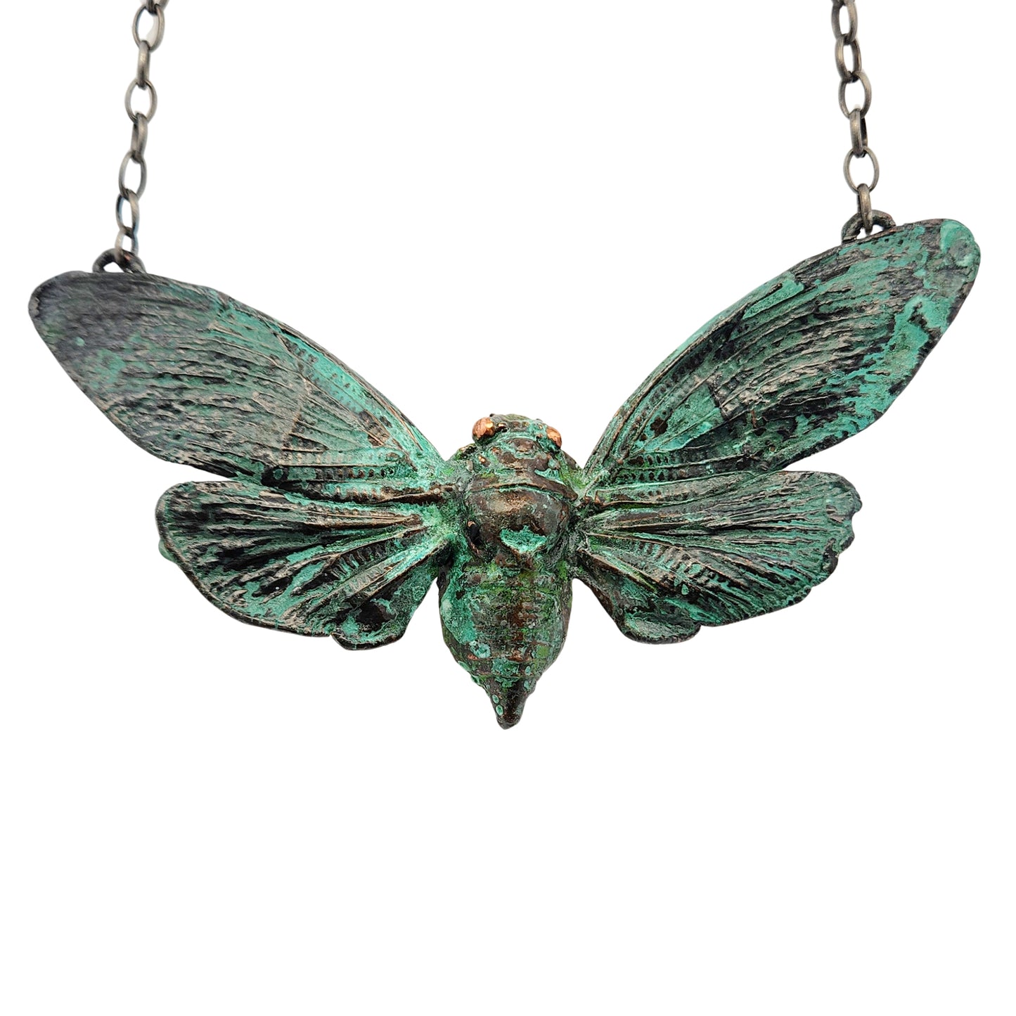 Coconut Cicada Necklace
