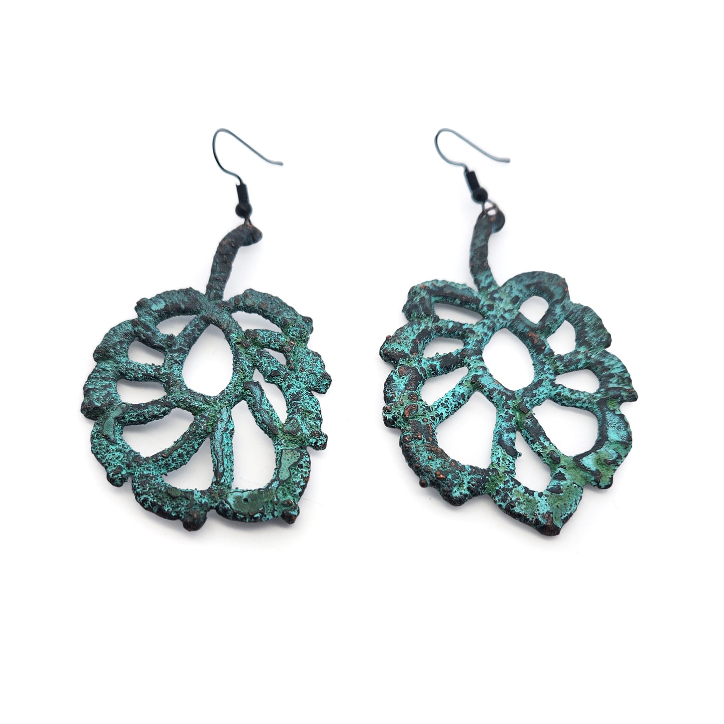 Lace Leaf Earrings