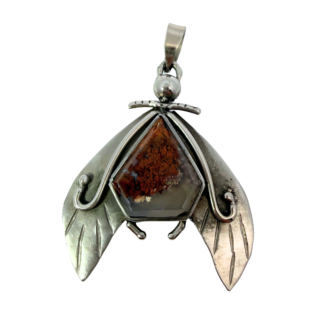 Steel Bee Pendant