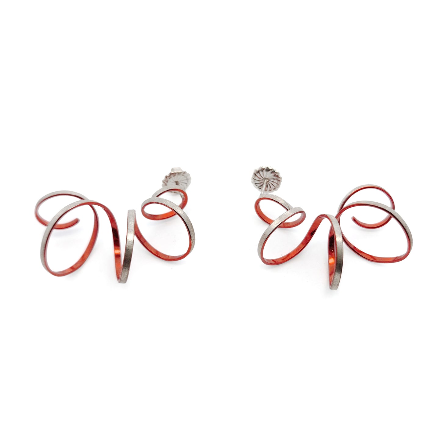 Medium Candy Spiral Earrings