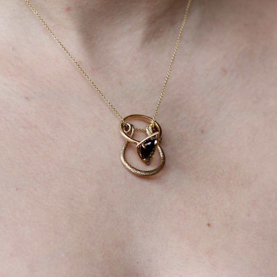 Snake King Ring Keeper Necklace