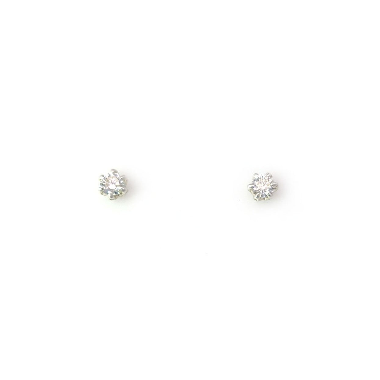 Moissanite Silver Studs