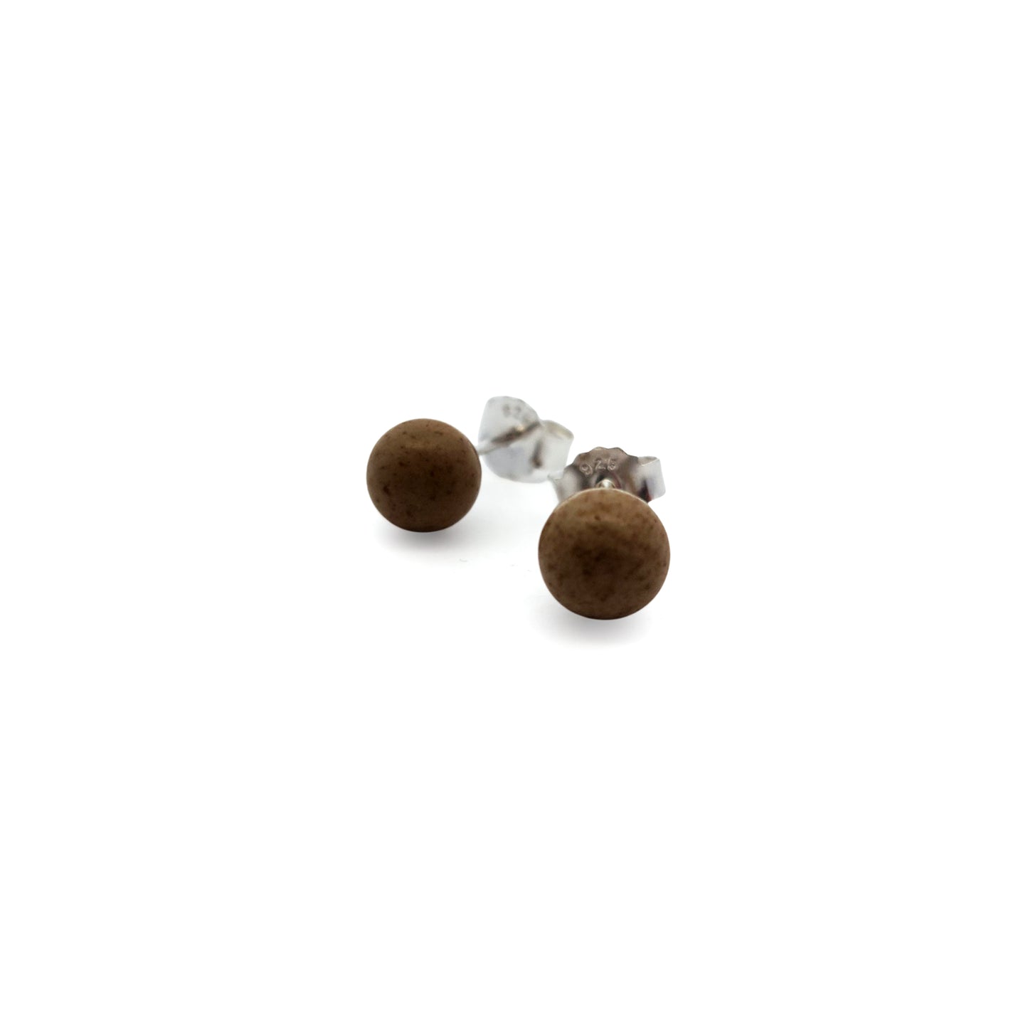 Jasper Round 6mm Stud Earrings