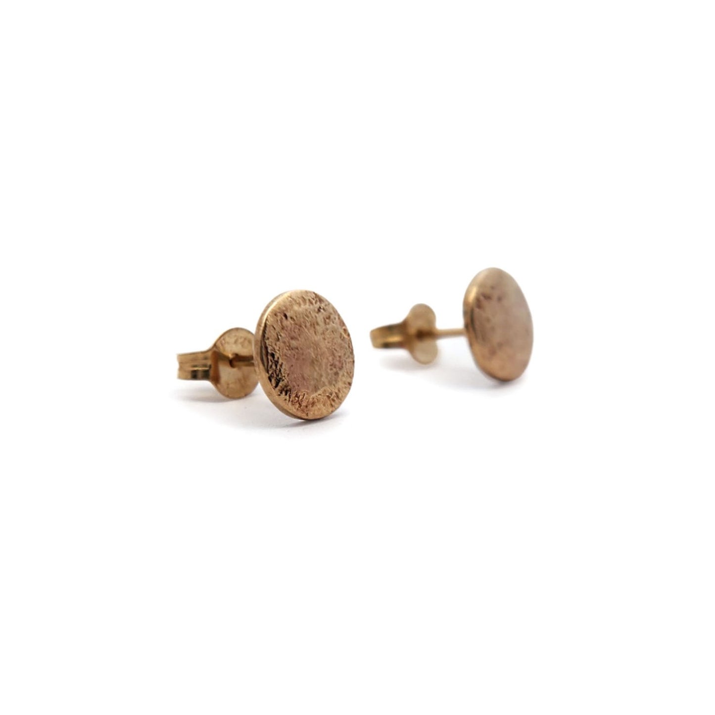 Hammered Disk Studs