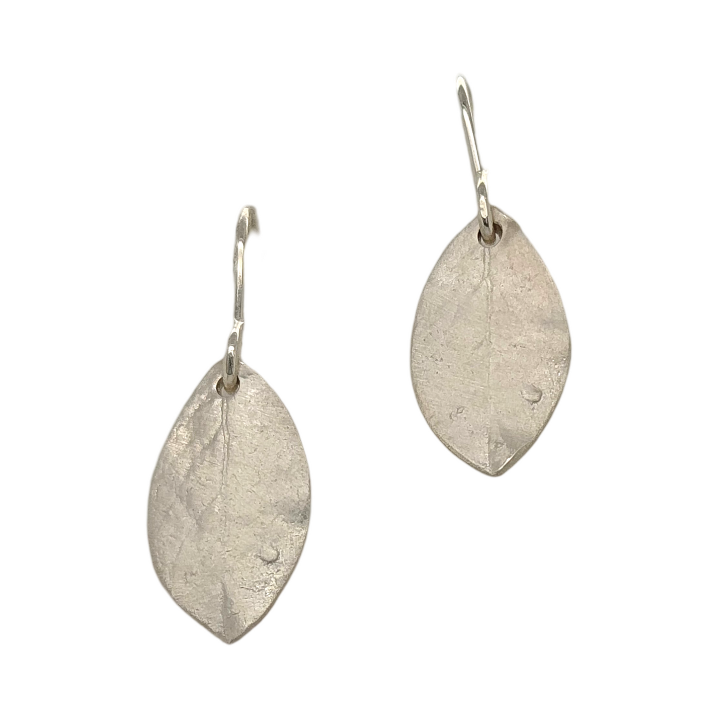 Small Blueberry Leaf Earrings
