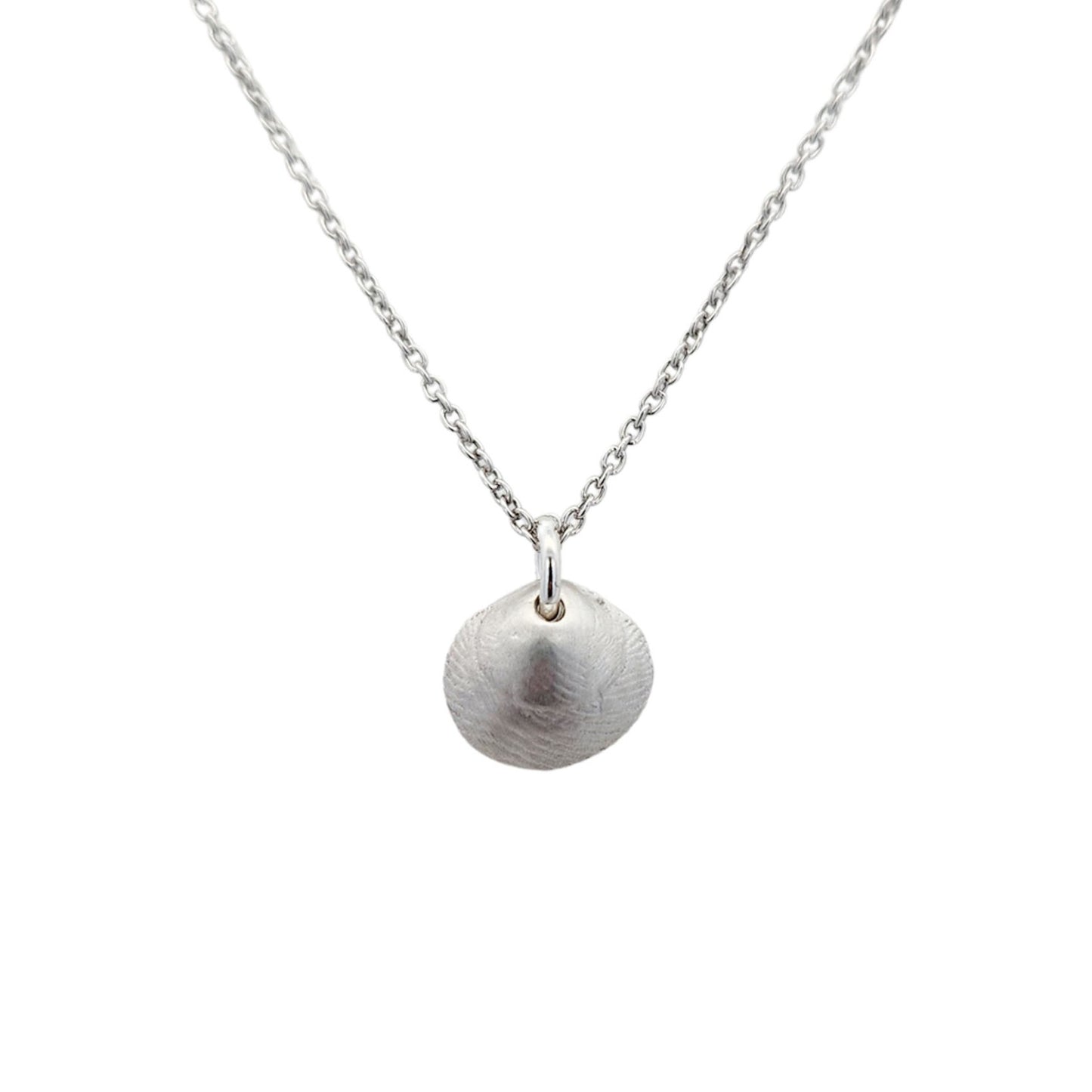 Sterling Silver Tiny Shell Pendant