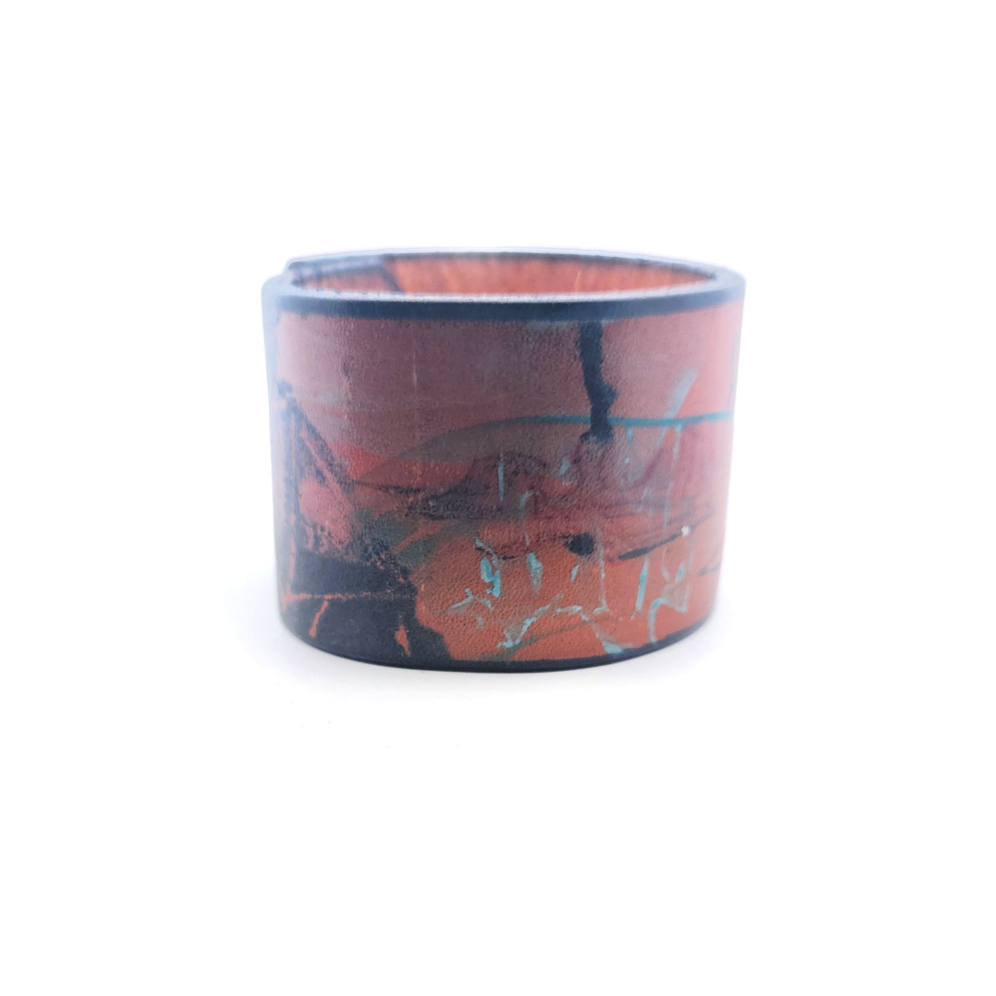 Wide Sunkiss Leather Bracelet