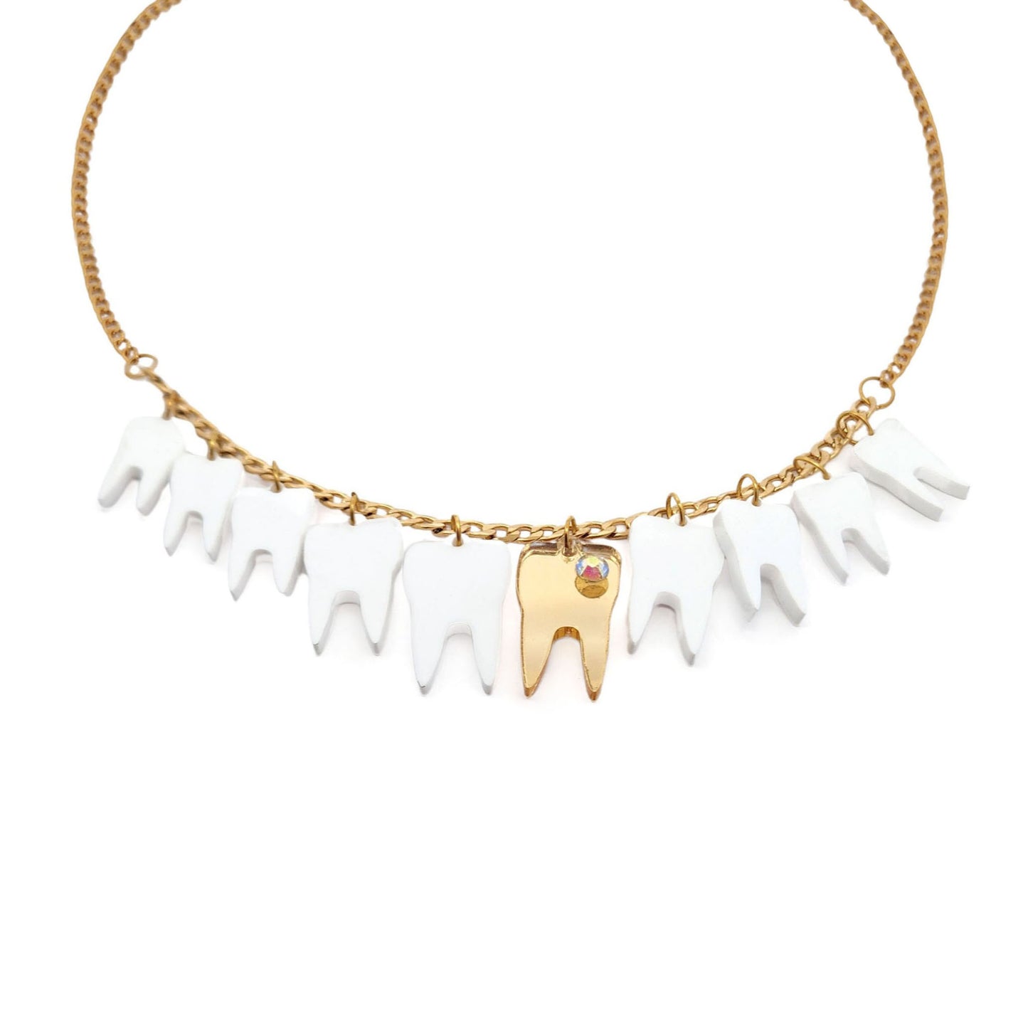 Acrylic Sweet Tooth Necklace