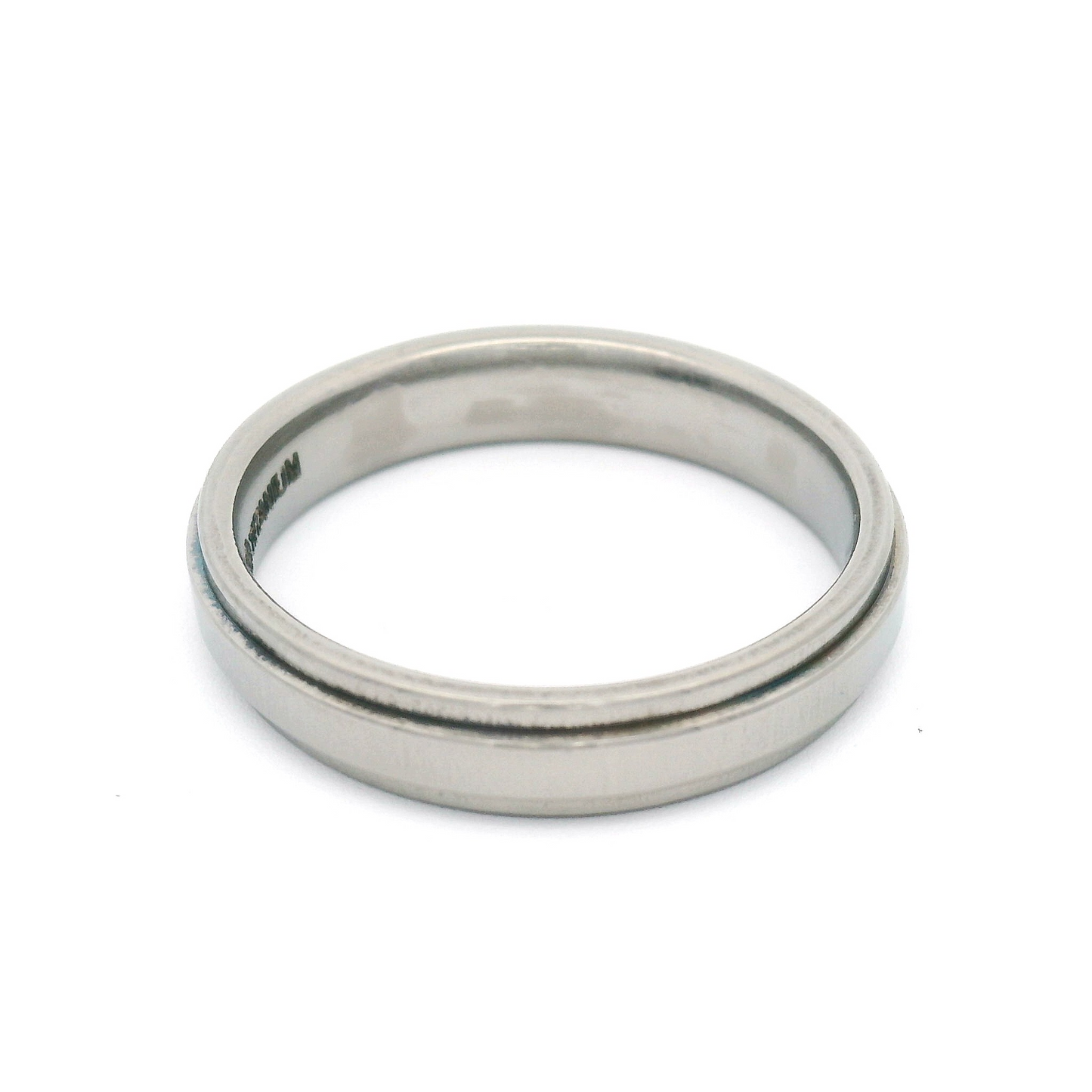4mm Wide Titanium Step Band
