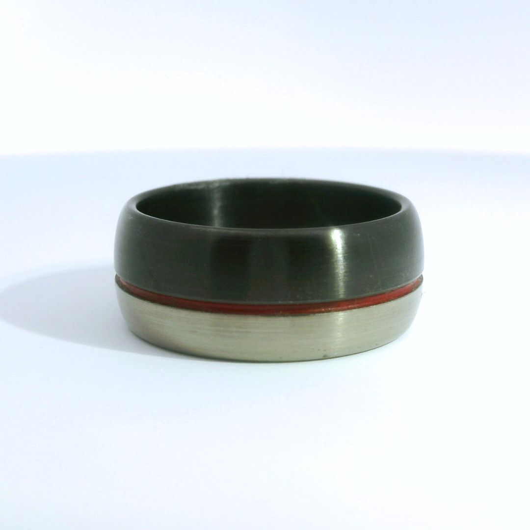 Two-tone Zirconium Band