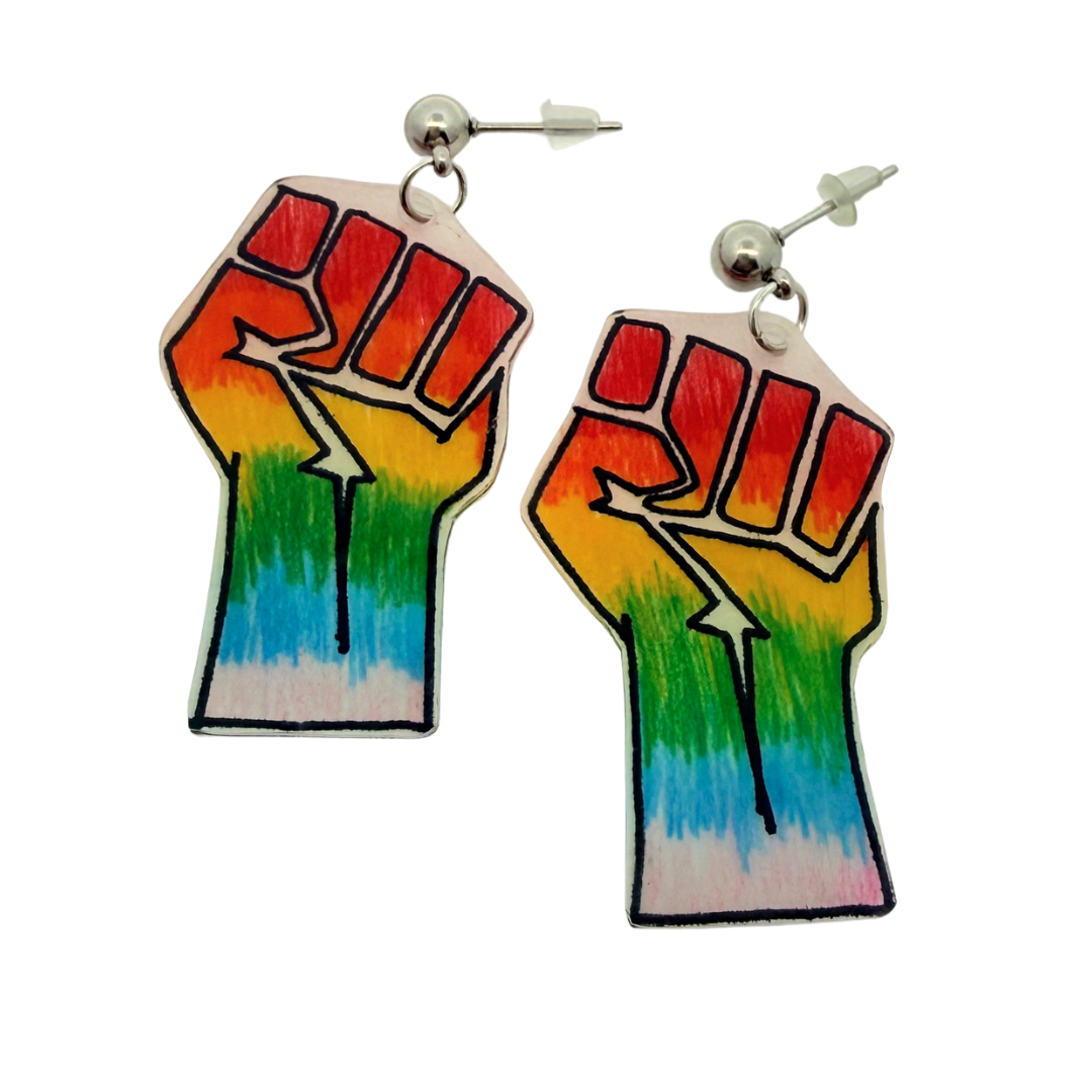 Power Fist Earrings